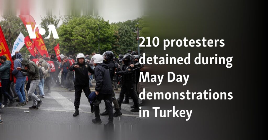 Turkey Arrests Hundreds During May Day Demonstrations